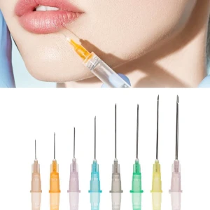 Best price safety meso medical needle hypodermic needle 25G 27G 30G mesotherapy needle