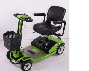 four wheel electric mobility scooter with turn signals