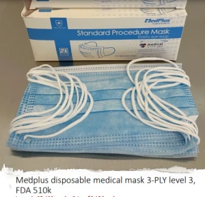 3-PLY Medical Disposable Face Mask, level 3