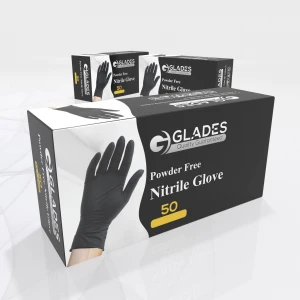 8 mil Black Nitrile Gloves