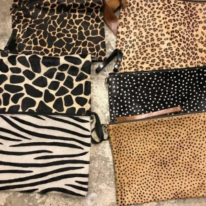 Ladies Pouch leather Designer-Jaguar, cheetah, leopard, zebra