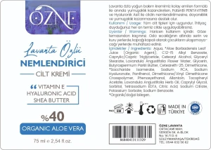 Lavender Extract Moisturizing Skin Cream 75ml