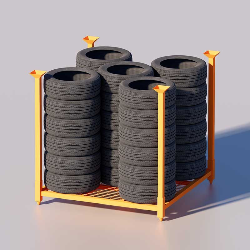 Buy Portable Tire Racks That Can Be Stacked In Multiple Layers ...