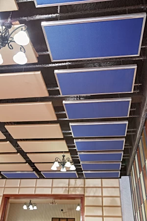 Space Suspend Absorb  Ceiling Acoustic Panel Sound Absorber for Stadium