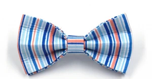 Ins style stripe pattern dog bowknot, gentle dog bowknot, pet bowtie, disassemble bowknot
