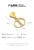 Import Cigar scissors. Sharp, scissors-style cigar cutter/pliers. Special cigar knife. from China