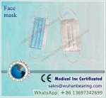 Anti-virus Disposable Masks Nonwoven Elastic Earloop Mouth 3 Ply CE FDA Face Masks