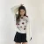 Import Rib Knit Puffy Sleeve Pullover XF-4128 from China