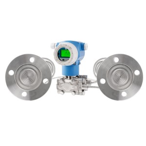 AED28 Double Flanges Mount Remote Diaphragm Seals Differential Pressure Transmitter