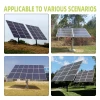 JINBIAO JB-Tr-1 Single Axis Solar Tracker with Slew Drive Hot Dip Galvanized Stainless Steel Quick Installation Made in