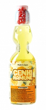 GENKI RAMUNE Pineapple Soda Juice Drink