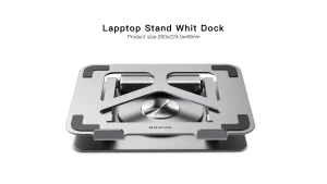Laptop Docking Station Foldable Portable Laptop  Stand 6-IN-1 HUB HB439