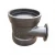 Import Ductile Iron Pipe Fittings All Socket Tee With Flange With Flange Branch For Di Pipe from China