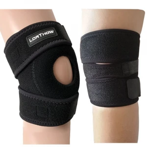 Universal Patella Knee Brace Wrap with Reinforced Patella Stabilizer for Sports Knee Strain or Injury Prevention