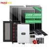 Hybrid Solar Energy System 15kW 30kW 50kW 100kW Complete Kit LiFePO4 Lithium Battery Three Phase MPPT for Home