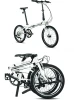 Bike Bicycle,Folding 8-Speed Chrome Molybdenum Steel Frame Easy Carry City Commuting Outdoor Sport