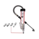 Seapeng Heavy-Duty Tire Pressure Gauge with Inflator, Dual Head Chuck 5% Accurate Air Chuck with Pressure Gauge, 0-200