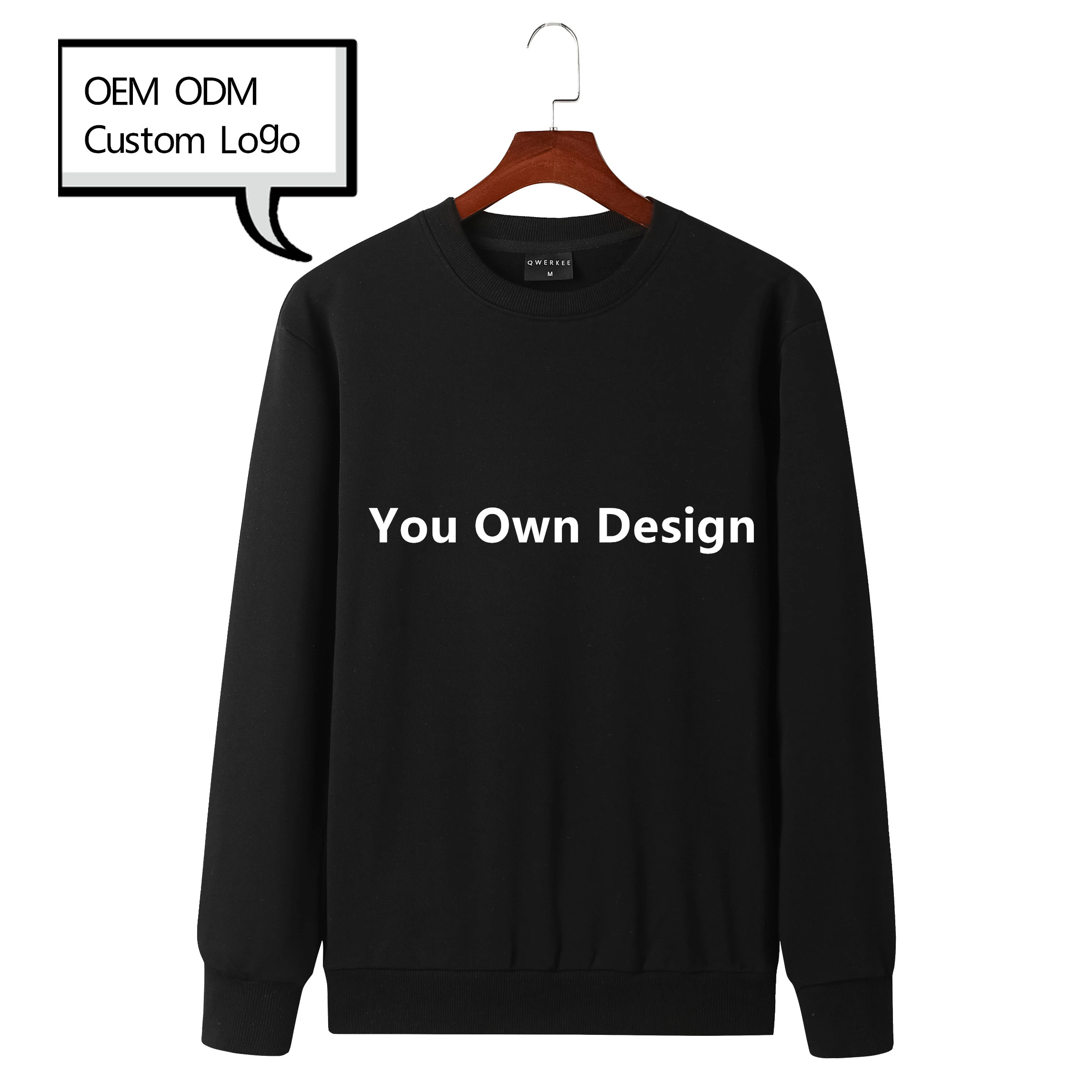 100%cotton 320G OEM custom logo mens hoodie sweatshirt blank pullover o-neck  plain sweatshirts hoodies