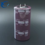 100V 100000uF Electrolytic Capacitor,Power Capacitor 100V 100000MFD