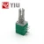 Import 10k 100k 9mm dual gang rotary potentiometer with switch 8 pin alps alpha cts from China