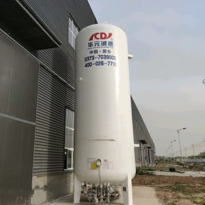 10m3 Cryogenic Vacuum Tank Liquid Pressure Tank For Oxygen Storage