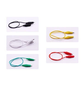 10pc multi color professional test lead set with stainless steel crocodile alligator clips compatible with BBC Micro:bit