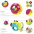 Import 10pcs Baby Rattles Teether, Shaker, Grab and Spin Rattle, Musical Toy Set, Early Educational Toys for 3, 6, 9, 12 Month Baby Inf from China