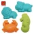 Import 11PCS Soft Plastic Summer Toys Sand Beach Games Set Toy With Cartoon Animal Molds from China