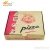 Import 12 14 inch reusable square cone design pizza slice carton box custom logo pizza packing box price from China