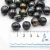 Import 12-15mm Natural Round Tahitian AAA Real Oyster Pearls Loose Charm Wholesale Jewelry Making Black Pearl Beads from China