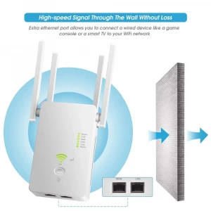 1200mbps Dual Band 2.4GHz &amp; 5.8Hz Wifi Extender Long Range Wireless Signal Repeater Router