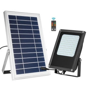 120LED 20W Outdoor IP65 Waterproof high bright Remote Control Garden LED Solar Flood Light