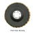 125x22mm Abrasives Surface Conditioning Non-woven Abrasive Cloth Flap Disc for Stainless Steel Deburring and Polishing