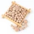 Import 12mm 15mm 19mm round wooden beads for baby teething jewelry from China