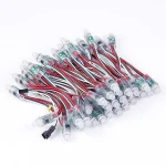 12mm 50leds WS2811 IC Full Color Pixel LED Module Light DC 5V input IP68 waterproof RGB color Digital LED Pixel Light