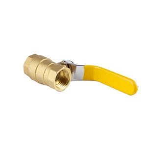 1/2&quot; female brass ball valve with steel handle