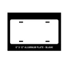 12"x6"x.025" Blank Dye Sublimation Aluminum Car License Plate