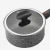 Import 1.3L Induction Cooking Pots With Lid Aluminum Milk Pot Sauce Pan Marble Coating Die Cast Nonstick Cookware Sets from China