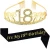Import 13th Birthday Gold Tiara and Official Teenager Sash from China