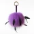 Import 15cm big pom pom with feather key chain raccoon fur bobble bag charm from China