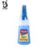 15ML 401 Blue Bottle  Clear Epoxy Adhesive Nail Art Glue For Tip Tools