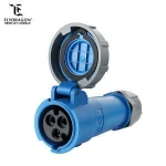 16 amp industrial magnetic soldering power cable plug connector