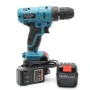 16.8V Variable Speed Cordless Electric Drill Driver 1500mah Lithium Battery Power Tools