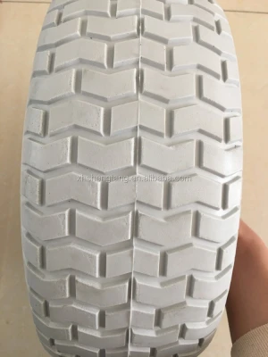 16x6.50-8 Solid Polyurethane PU Rubber Tyre Foam Filled Wheels