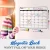 Import 17*13 inches magnetic dry erase planner board custom available from China