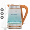 1.7L Boil dry protection electric white glass kettle