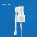 18/410 Plastic Pharmaceutical PP medical Throat Sprayer,oral spray pump with throat use for mouth