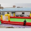 18x9 mts Adults and children giant inflatable football soap arena with high rails for sale from China factory
