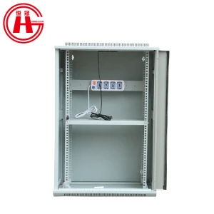 19 Inch Wall Mounted Data Equipment Rack Cabinet With Accessories