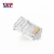 Import 1u 3u 50u Gold Plated Cat5e RJ45 EZ Connector For Lan Cables from China